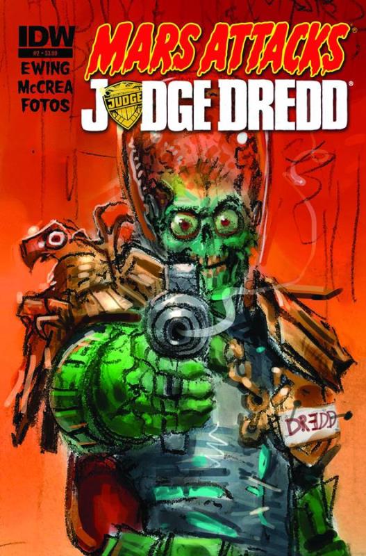 MARS ATTACKS JUDGE DREDD #2 (OF 4) SUBSCRIPTION VARIANT