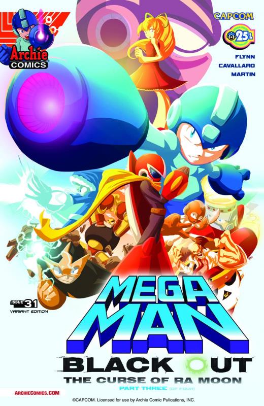 MEGA MAN #31 MOVIE POSTER VARIANT CVR