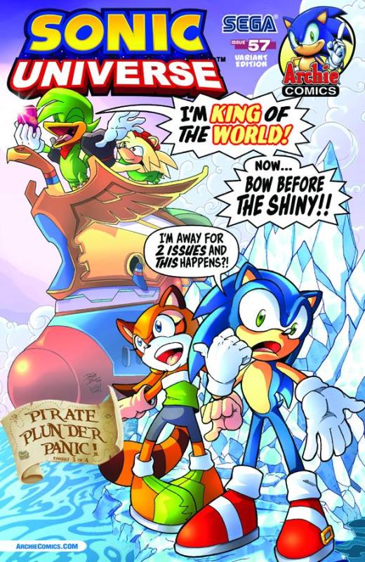 SONIC UNIVERSE #57 TITANIC VARIANT CVR