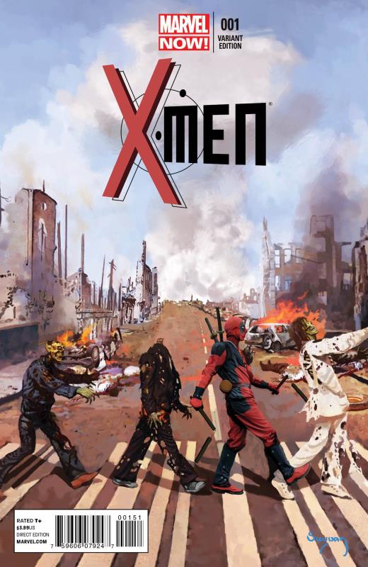 X-MEN #1 WALKING DEAD-POOL VARIANT NOW