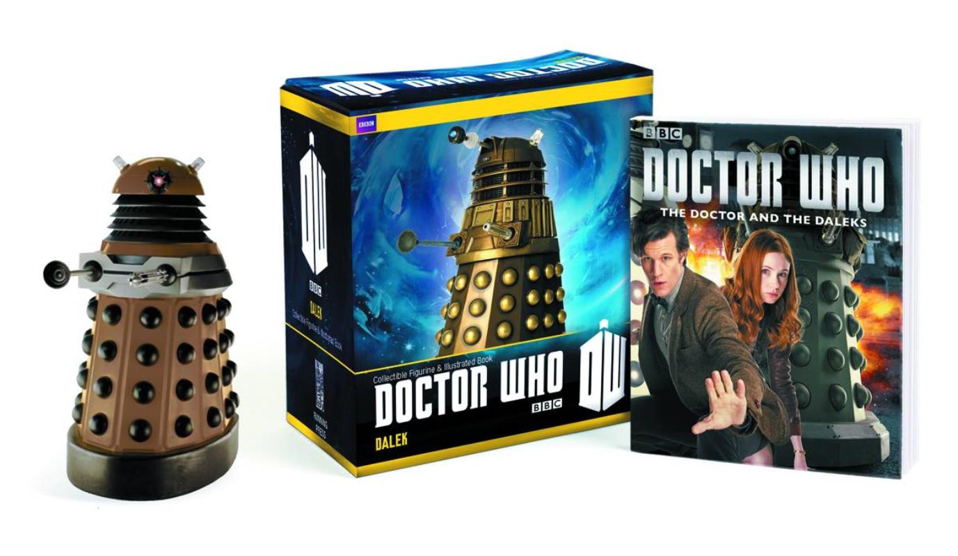 DOCTOR WHO DALEK COLLECTIBLE FIGURINE & BOOK KIT