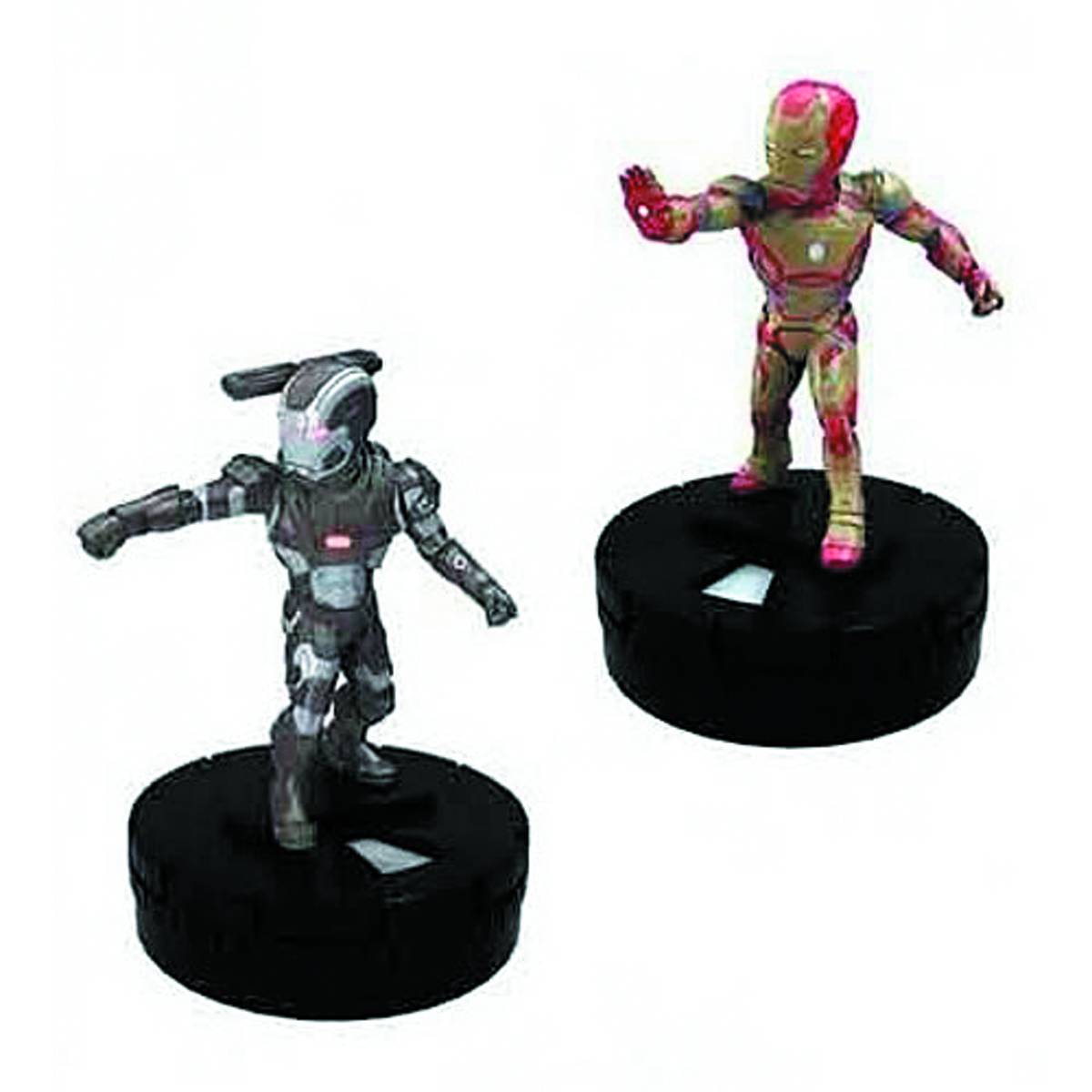 MARVEL HEROCLIX IRON MAN 3 MOVIE TAB APP ELITE 2PK