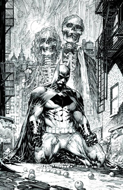 BATMAN BLACK & WHITE #1 (OF 6) WE CAN BE HEROES BLANK VARIANT ED