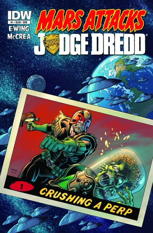 MARS ATTACKS JUDGE DREDD #1 (OF 4) SUBSCRIPTION VARIANT