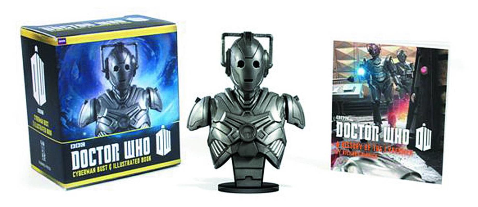 DOCTOR WHO CYBERMAN BUST & BOOK KIT