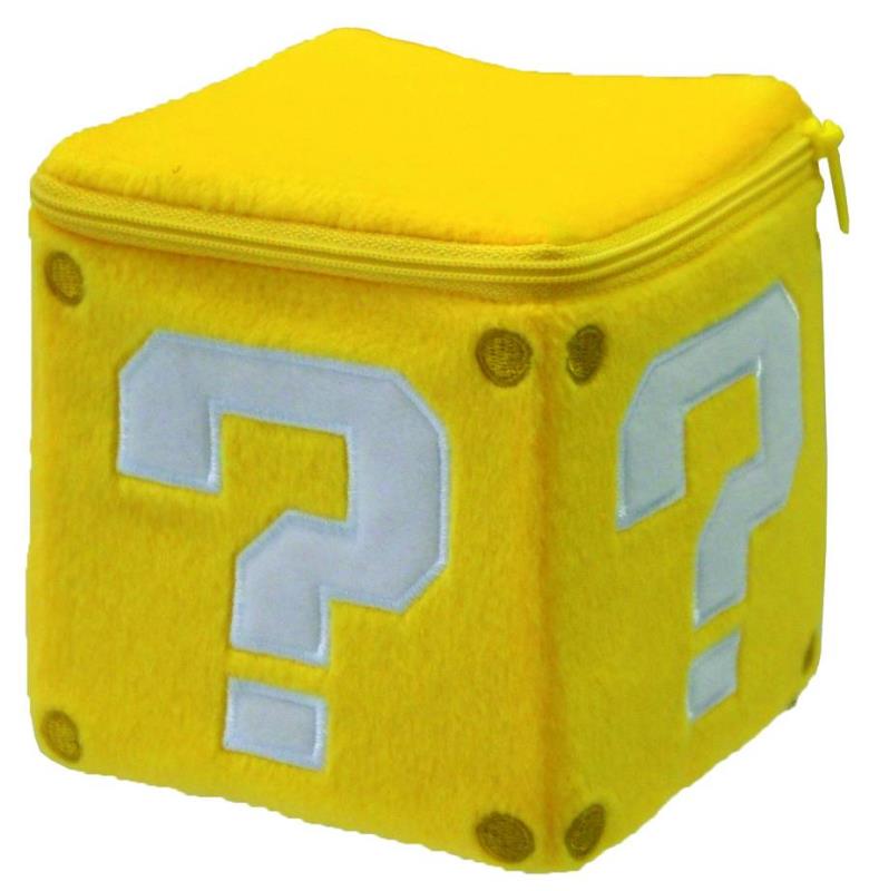 SUPER MARIO BROS COIN BOX 5IN PLUSH