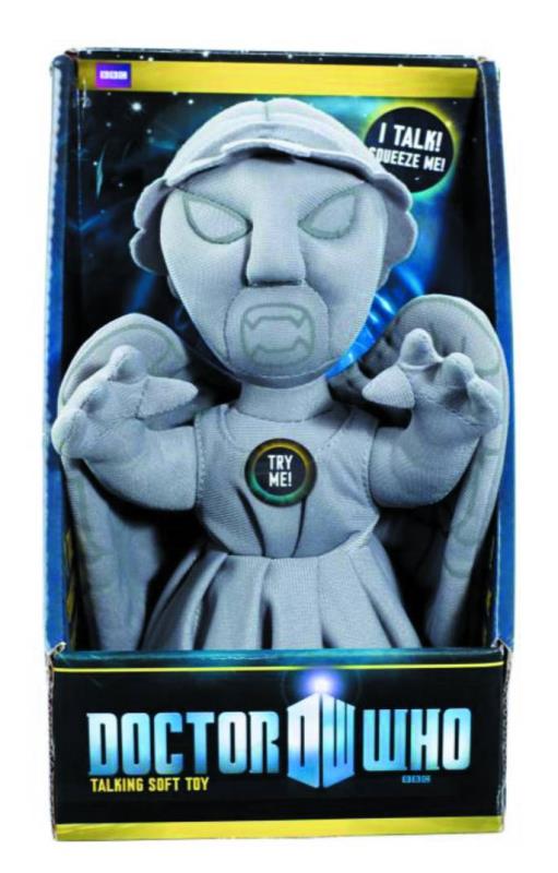 DOCTOR WHO WEEPING ANGEL MEDIUM TALKING PLUSH