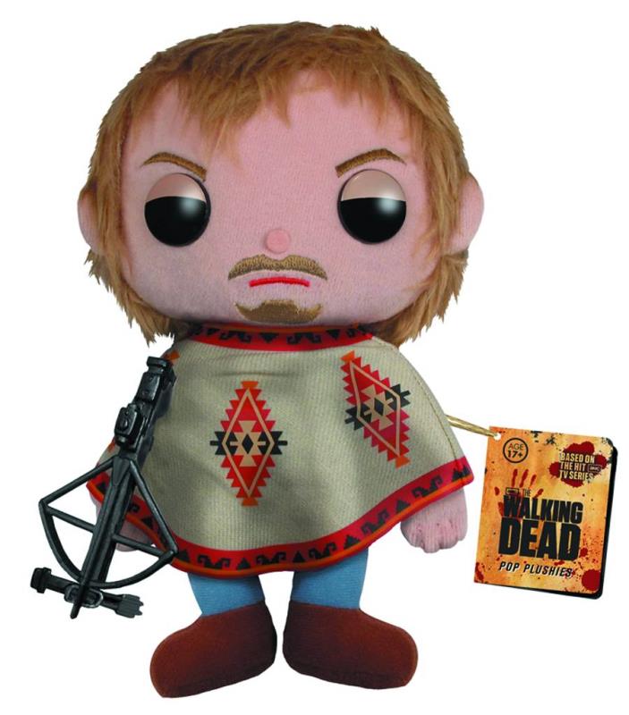 WALKING DEAD DARYL DIXON 7 INCH PLUSH