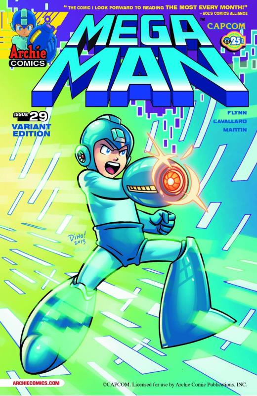 MEGA MAN #29 HASPIEL VARIANT CVR