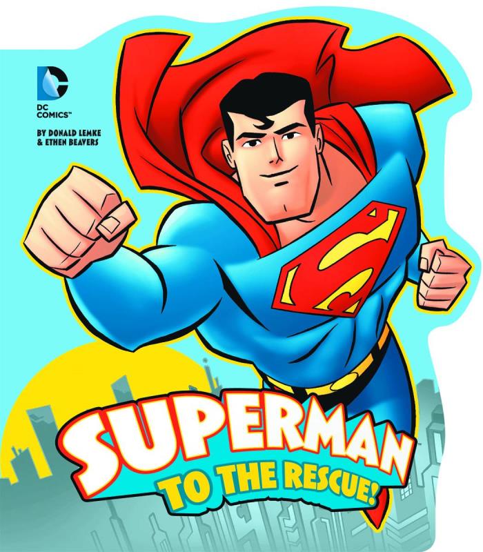 DC YR BOARD BOOK SUPERMAN TO THE RESCUE