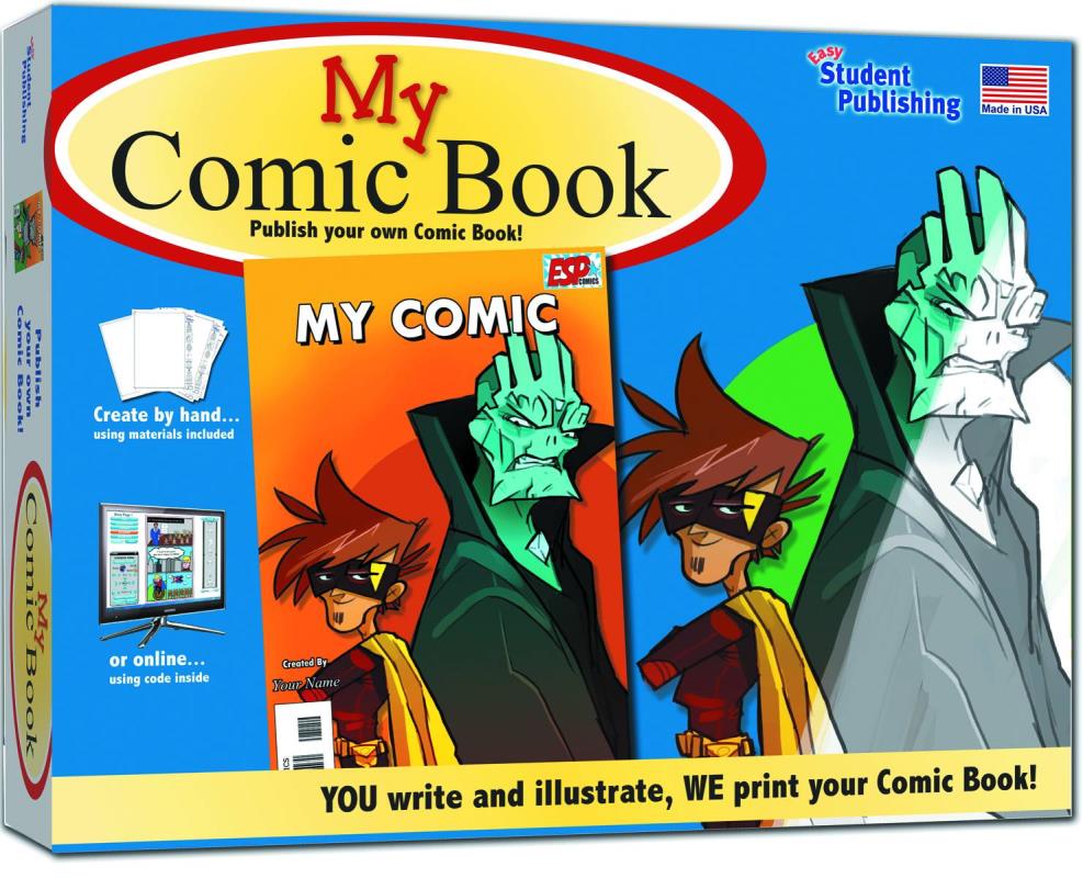 MY COMIC BOOK CREATE YOUR OWN COMIC KIT