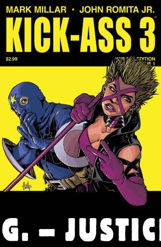 KICK-ASS 3 #1 (OF 8) HAMNER VARIANT (MR)