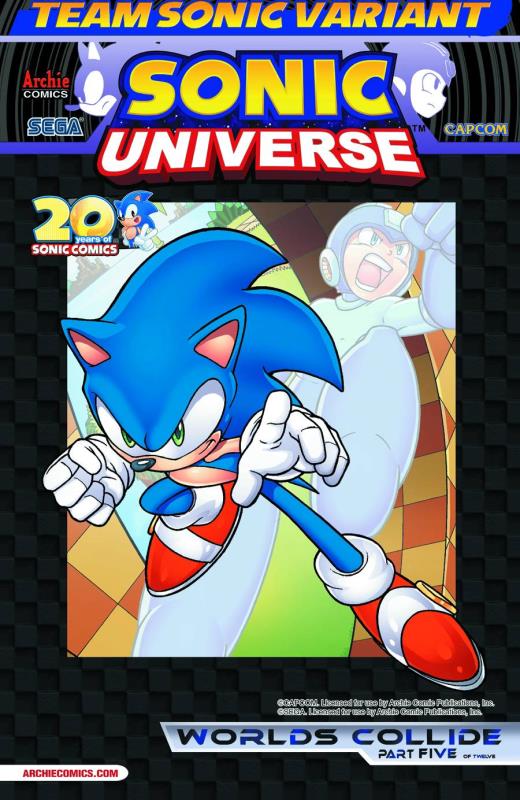 SONIC UNIVERSE #52 TEAM SONIC VARIANT CVR