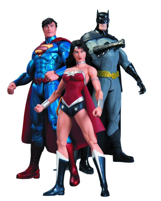 DC THE NEW 52 TRINITY WAR ACTION FIGURE BOX SET