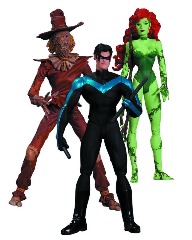 HUSH SCARECROW NIGHTWING POISON IVY ACTION FIGURE 3 PACK