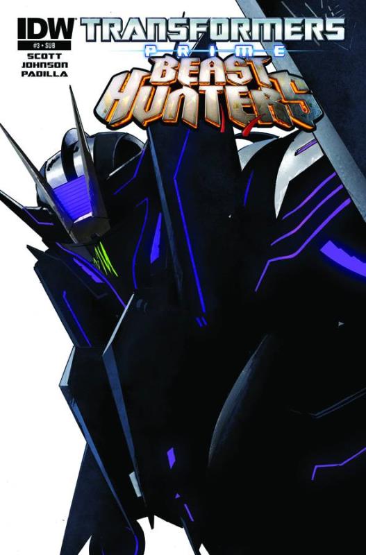 TRANSFORMERS PRIME BEAST HUNTERS #3 SUBSCRIPTION CVR