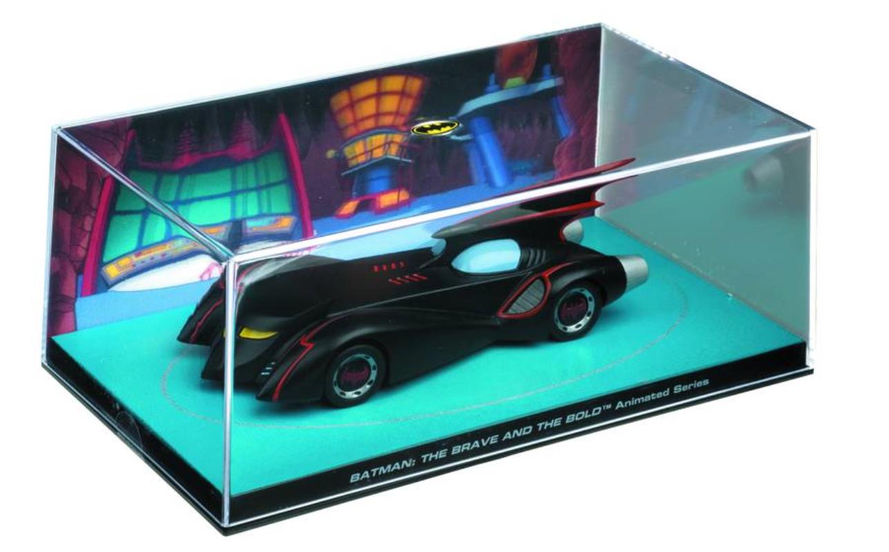 DC BATMAN AUTOMOBILIA FIG COLL MAG #14 BRAVE BOLD ANIMATED BATMOBILE