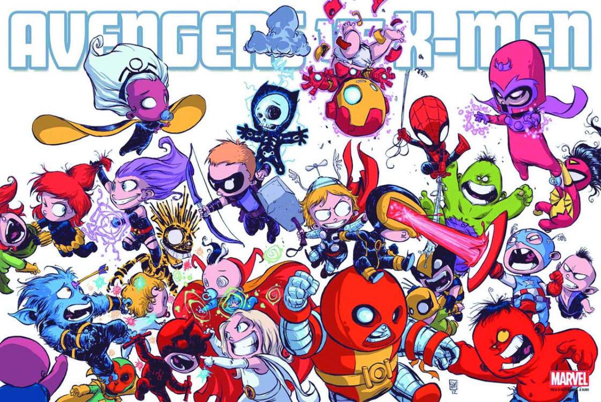 AVENGERS VS X-MEN BY YOUNG POSTER NEW PTG (PP# 1084)