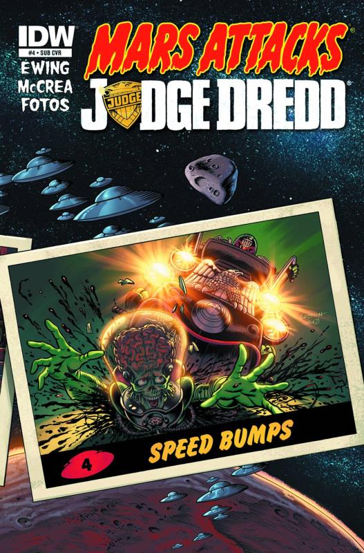 MARS ATTACKS JUDGE DREDD #4 (OF 4) SUBSCRIPTION VARIANT