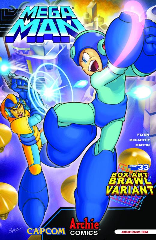 MEGA MAN #33 BOX ART VARIANT CVR