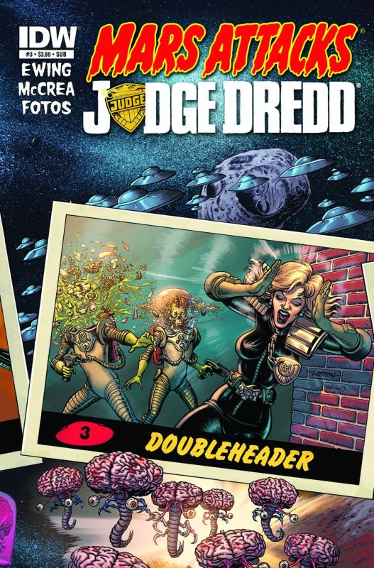 MARS ATTACKS JUDGE DREDD #3 (OF 4) SUBSCRIPTION VARIANT