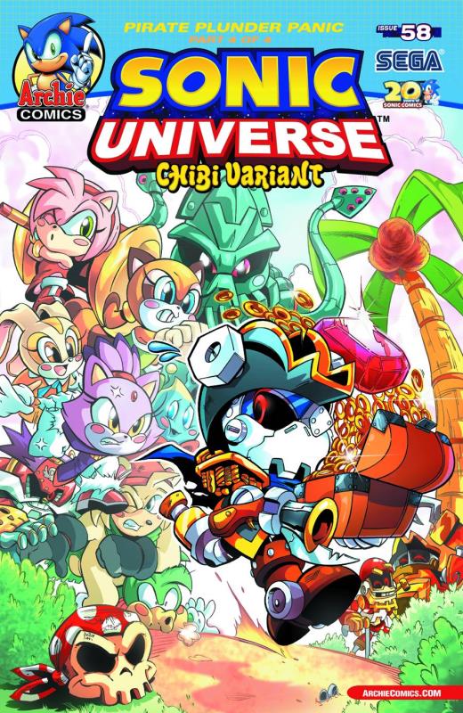 SONIC UNIVERSE #58 CHIBI VARIANT CVR