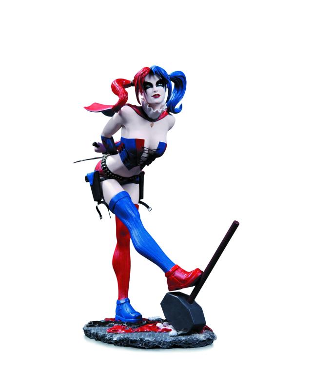 DC COMICS COVER GIRLS HARLEY QUINN STATUE 2ND ED