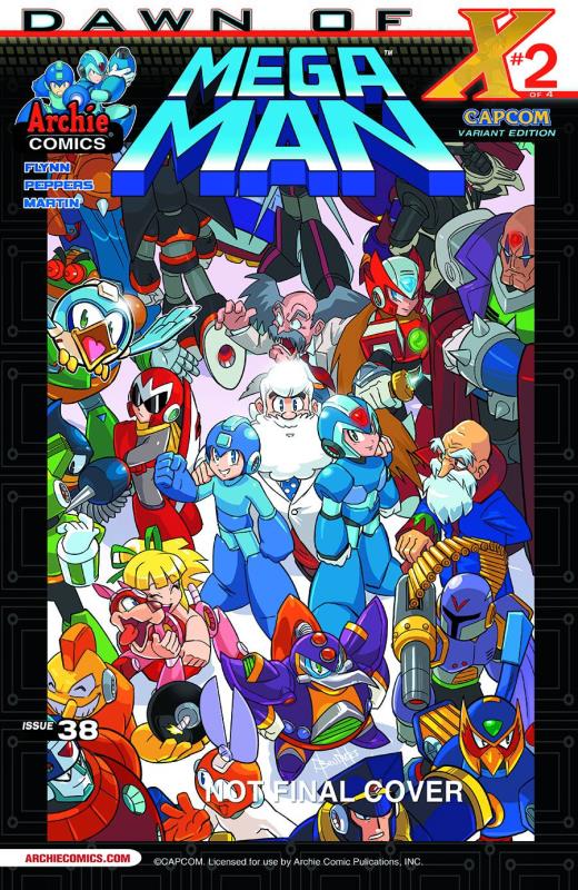 MEGA MAN #38 CHARACTER PACKED VARIANT CVR