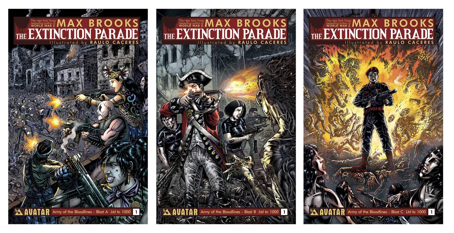 EXTINCTION PARADE #1 ARMY OF BLOODLINES BLAST 3 BOOK SET (MR)