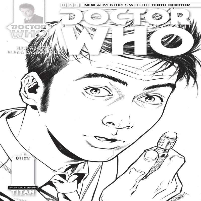 DOCTOR WHO 10TH #1 1:25 TOY VARIANT CVR 1