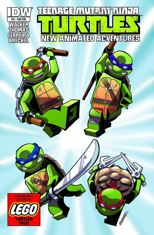 TMNT NEW ANIMATED ADVENTURES #12 LEGO CVR (PP #11