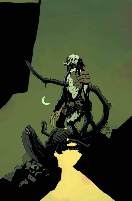 ALIEN VS PREDATOR FIRE AND STONE #1 (OF 4) MIGNOLA VARIANT