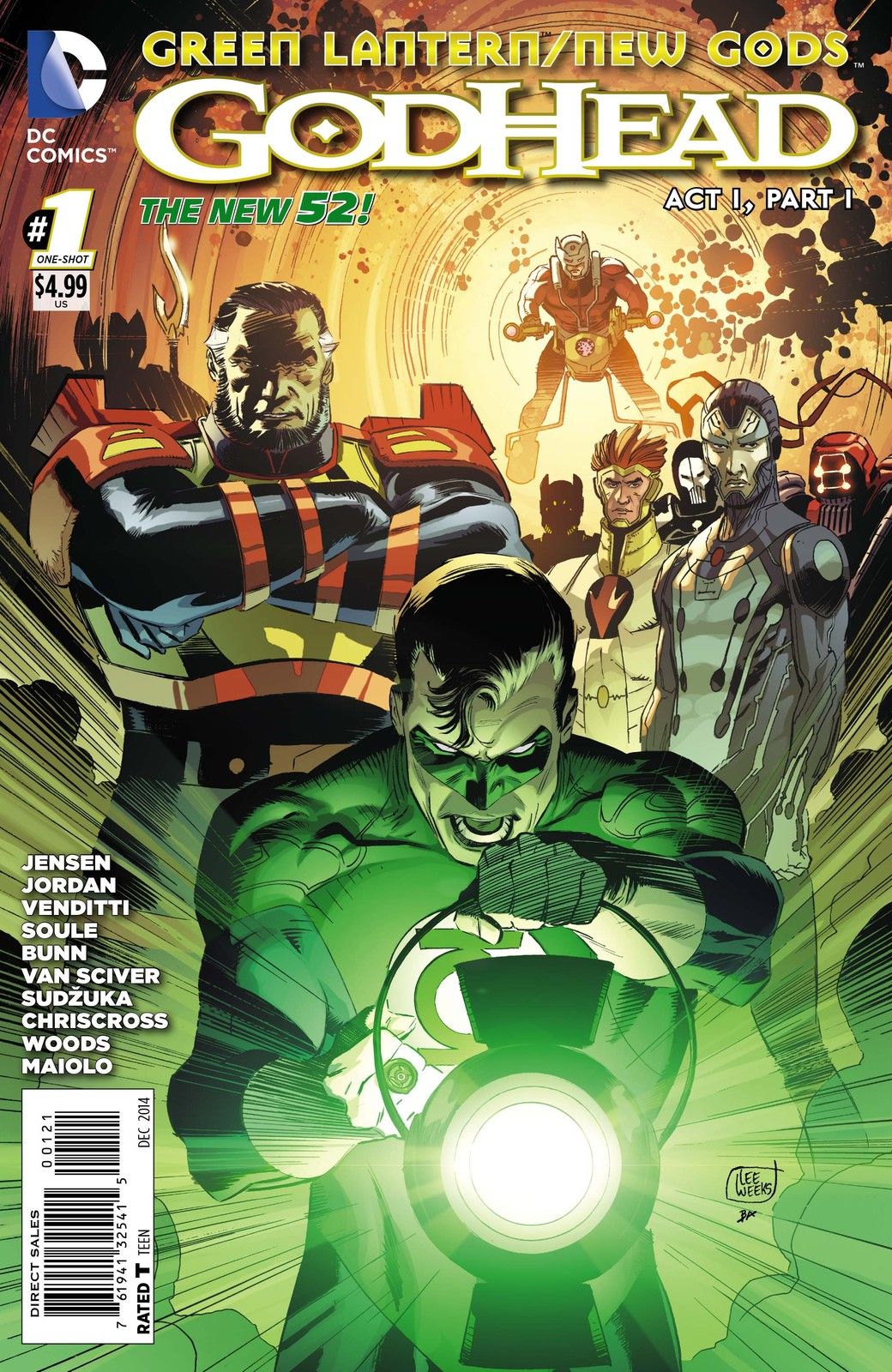 GREEN LANTERN NEW GODS GODHEAD #1 1:25 VARIANT ED