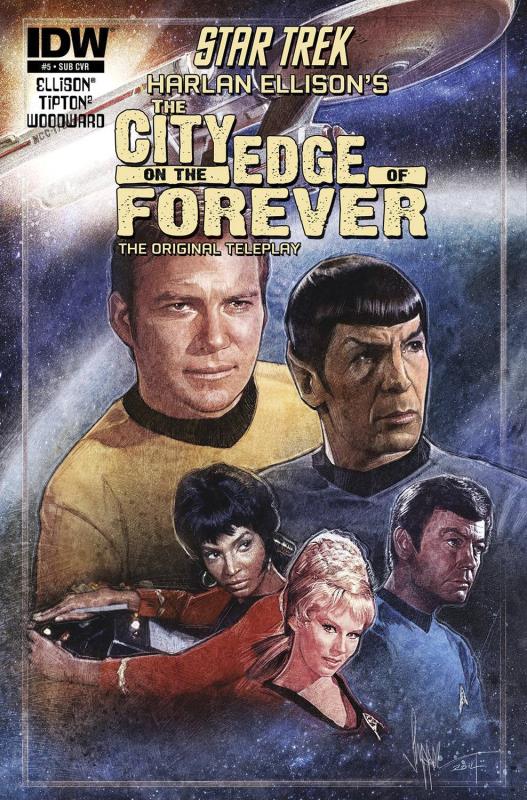 STAR TREK CITY O/T EDGE OF FOREVER #5 (OF 5) SUBSCRIPTION VARIANT