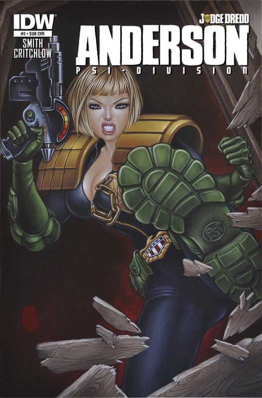 JUDGE DREDD ANDERSON PSI DIVISION #3 SUBSCRIPTION VARIANT