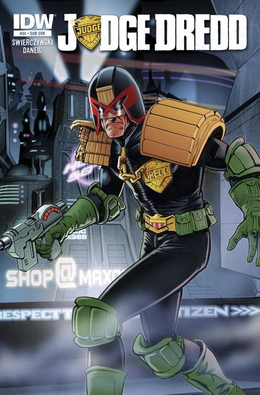 JUDGE DREDD #24 SUBSCRIPTION VARIANT