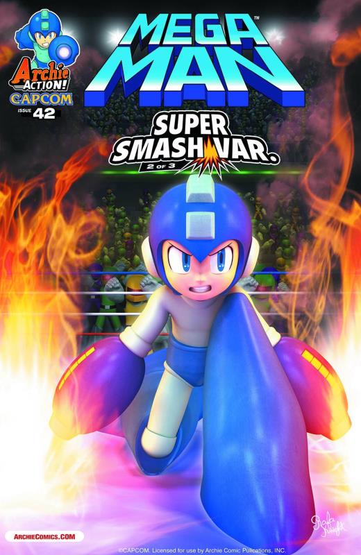 MEGA MAN #42 SUPER SMASH VARIANT CVR