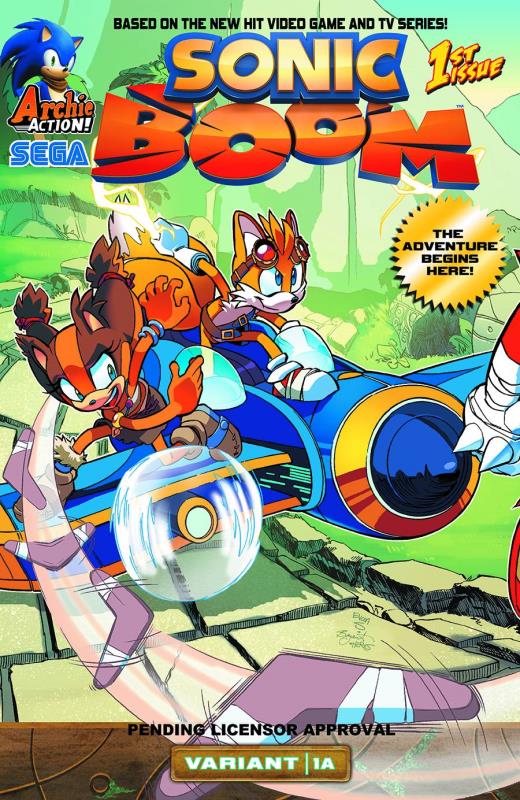 SONIC BOOM #1 HERE COMES THE BOOM PT 1 VARIANT CVR