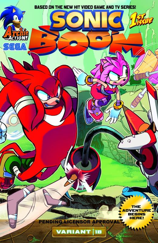 SONIC BOOM #1 HERE COMES THE BOOM PT 2 VARIANT CVR