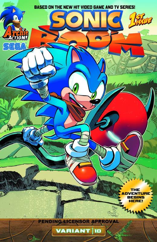 SONIC BOOM #1 HERE COMES THE BOOM PT 4 VARIANT CVR