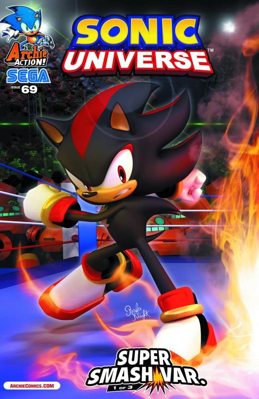 SONIC UNIVERSE #69 SUPER SMASH VARIANT CVR