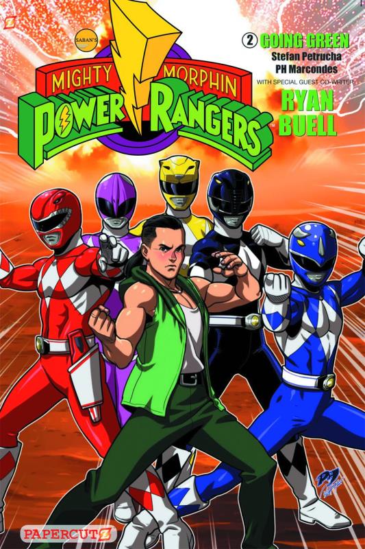 MIGHTY MORPHIN POWER RANGERS GN 02 GOING GREEN