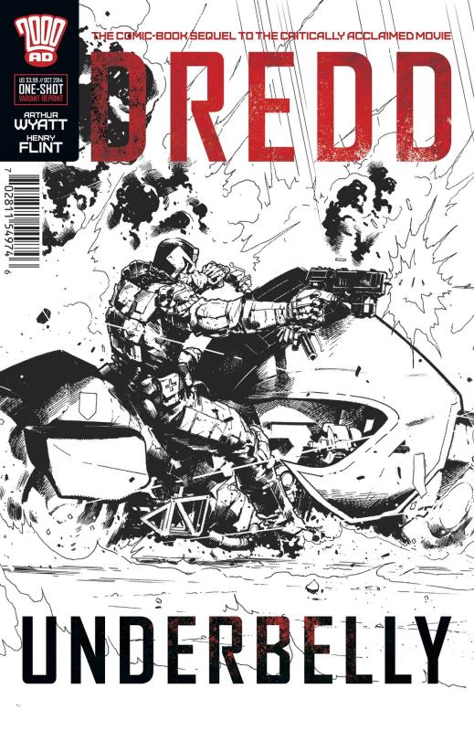 DREDD UNDERBELLY MOVIE SEQUEL ONE SHOT HAIRSINE VARIANT (MR)