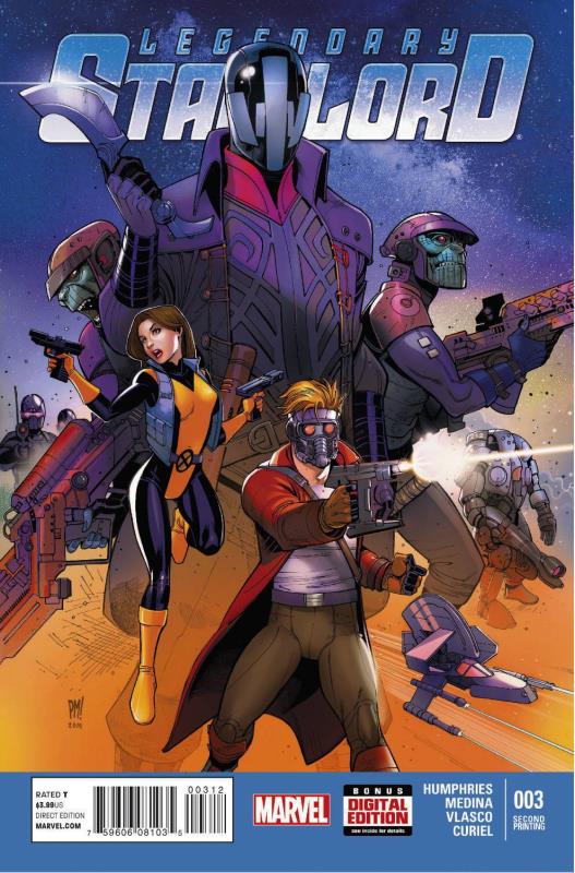 LEGENDARY STAR LORD #3 2ND PTG MEDINA VARIANT (PP #1145)