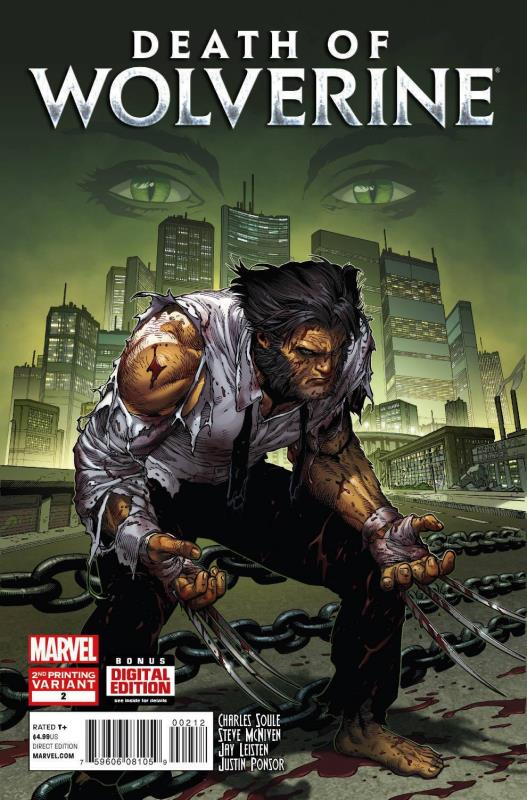 DEATH OF WOLVERINE #2 (OF 4) 2ND PTG MCNIVEN VARIANT