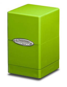 ULTRA PRO SATIN TOWER DECK BOX LIME GREEN