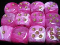 PINK W/ GOLD DICE BLOCK