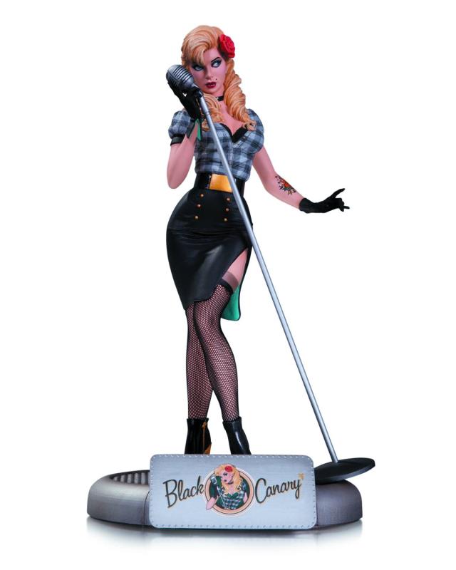 DC COMICS BOMBSHELLS BLACK CANARY STATUE