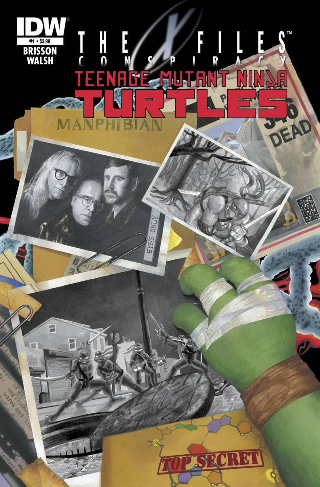 X-FILES CONSPIRACY TMNT #1