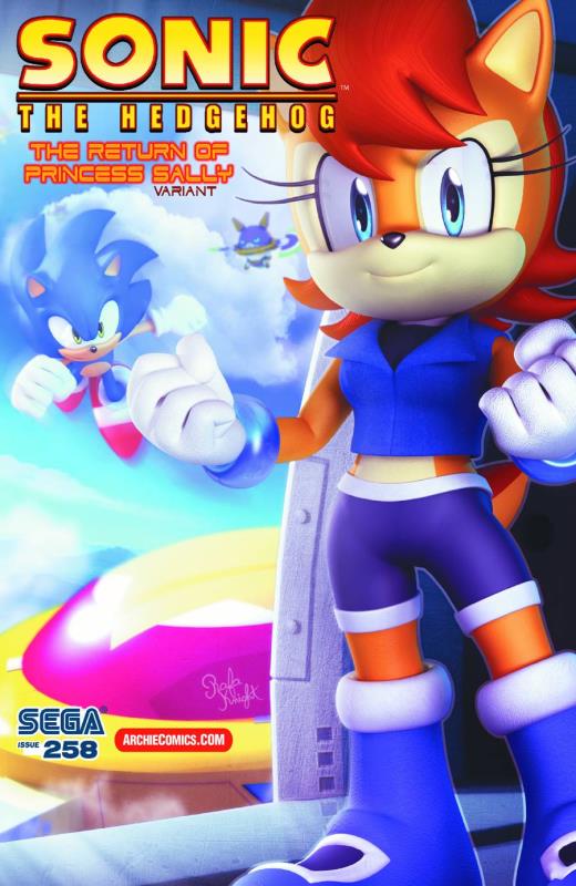 SONIC THE HEDGEHOG #258 RETURN PRINCESS SALLY VARIANT CVR